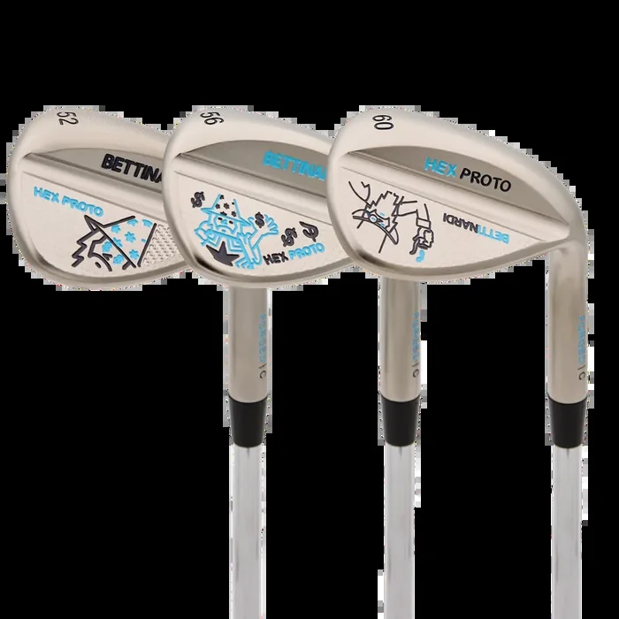 Hexperimental Proto Multi Wizard Satin Nickel PVD HLX 6.0 Wedge Set (52°, 56°, 60°)