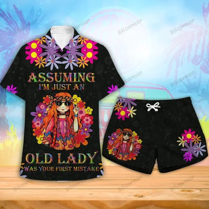 Hippie Girl Aloha Hawaiian Shirts- For men and women – Fanshubus – Fanshubus.com