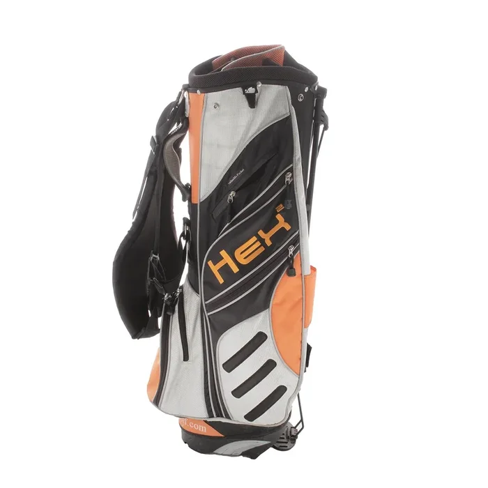 Hippo HEX 2 Second Hand Stand Bag – Black/Silver.Orange