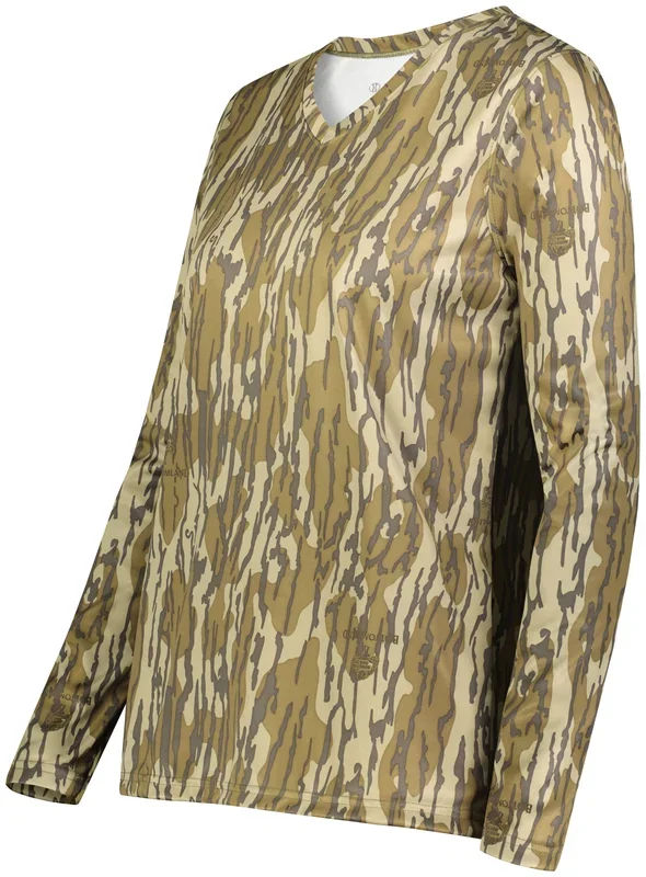 Holloway Women’s Mossy Oak® Momentum Long Sleeve Tee