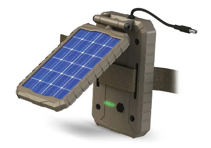 Hunting Made Easy Solar Panel 1000 MAH 10FT Insulated Metal Cable