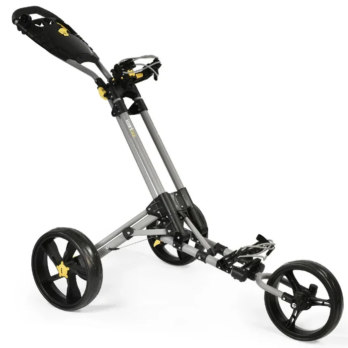 iCart One 3-Wheel Push Trolley – Grey/Black