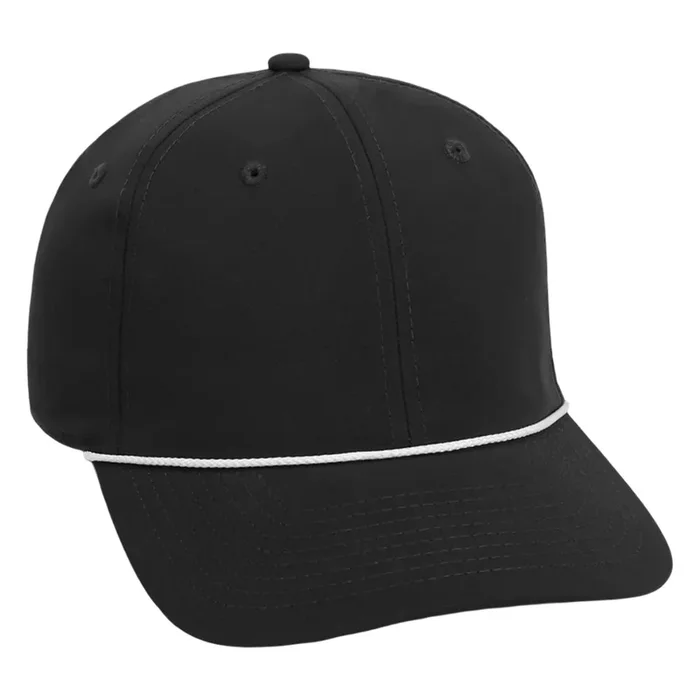 Imperial The Wingman 6-Panel Performance Rope Golf Cap Black/White – 23 Men