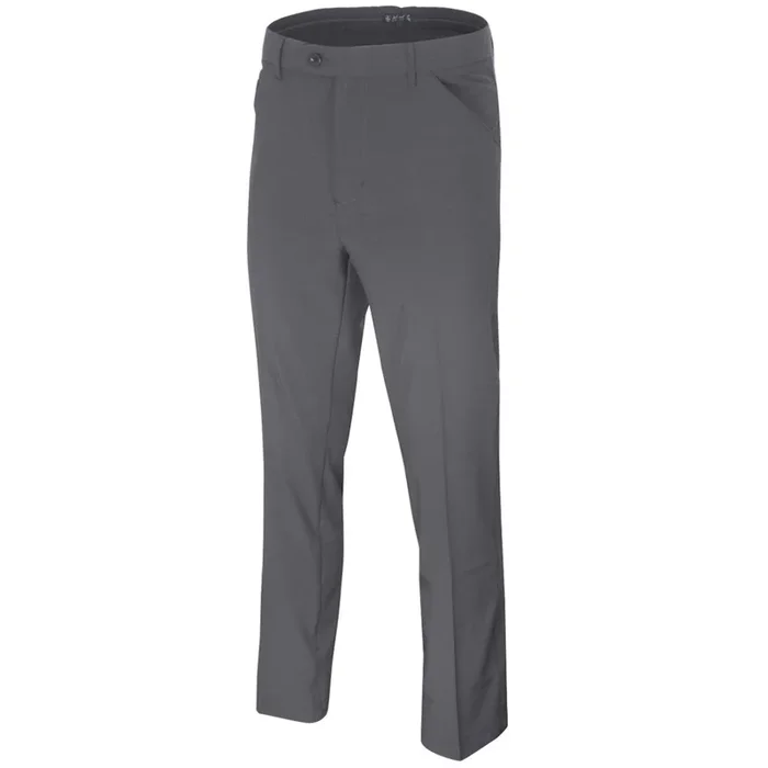 Island Green Tapered Stretch Trousers – Charcoal