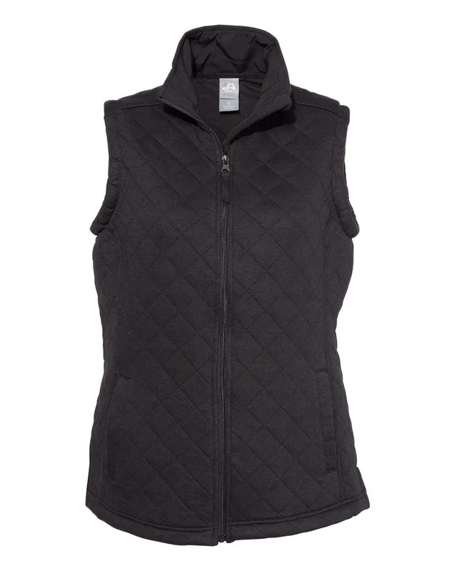 J. America Women’s Quilted Full-Zip Vest
