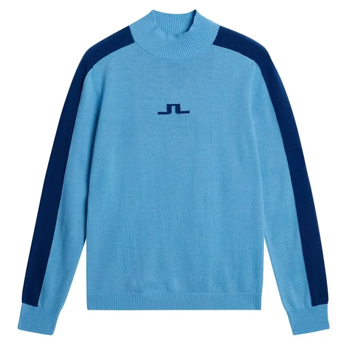 J.Lindeberg Adeline Knitted Golf Mock Little Boy Blue – FW23 Women