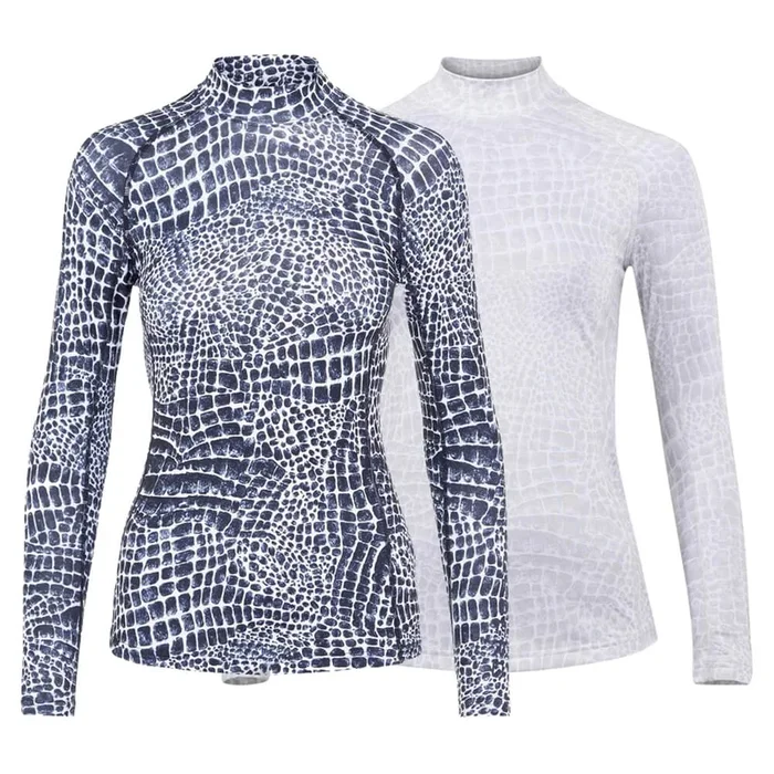 J.Lindeberg Asa Print Soft Compression Golf Top 2021 Women