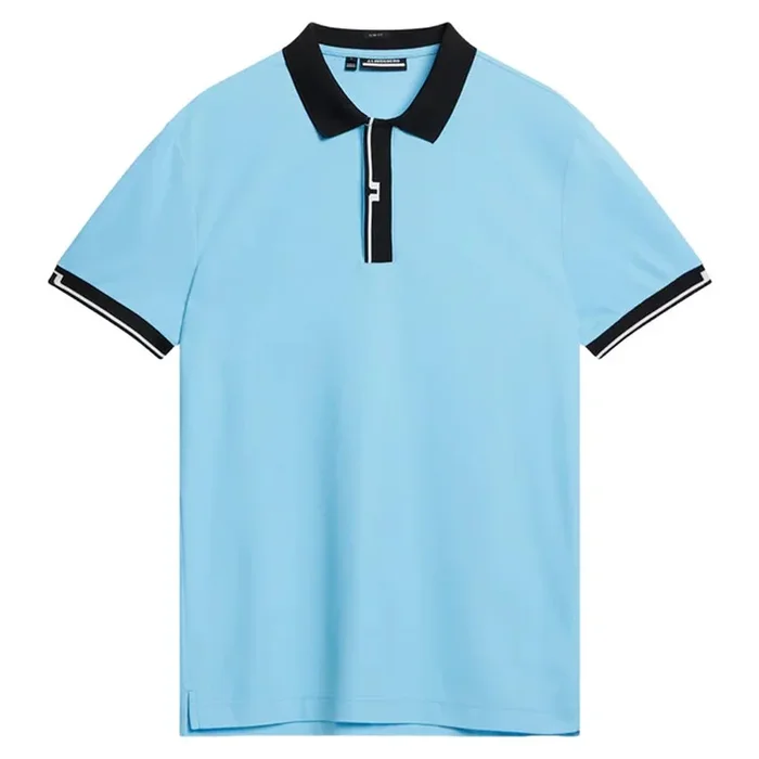J.Lindeberg Bay Slim Golf Polo Baltic Sea – SS24 Men
