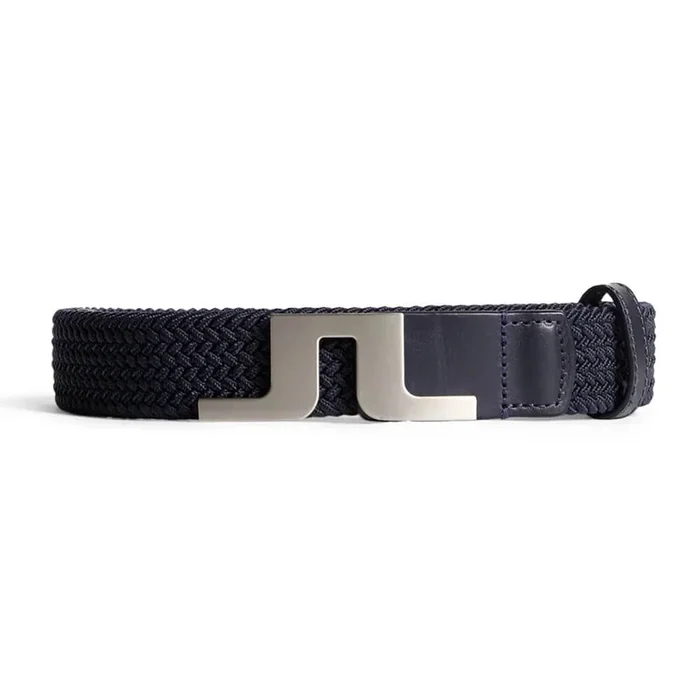 J.Lindeberg Berry Elastic Golf Belt JL Navy – FW25 Men
