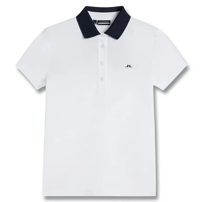 J.Lindeberg Cassie Golf Polo White – 23 Women