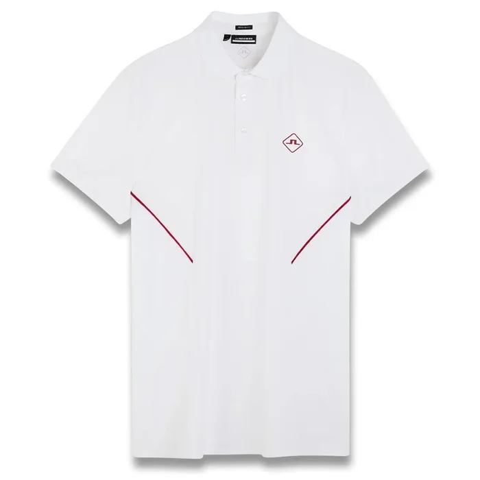 J.Lindeberg Chris Regular Fit Golf Polo White – 23 Men