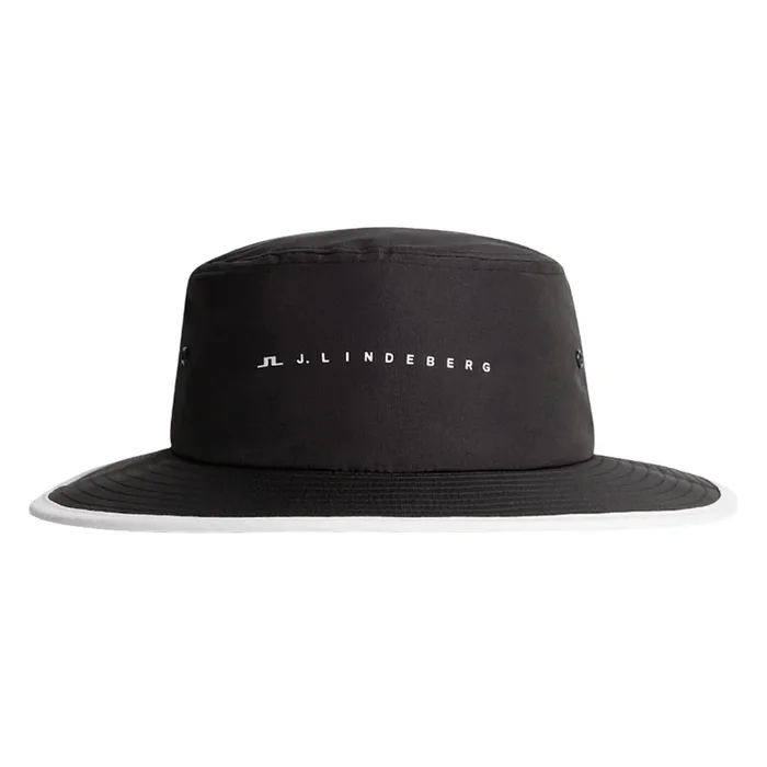 J.Lindeberg Danny Golf Bucket Hat Black – SS25 Men