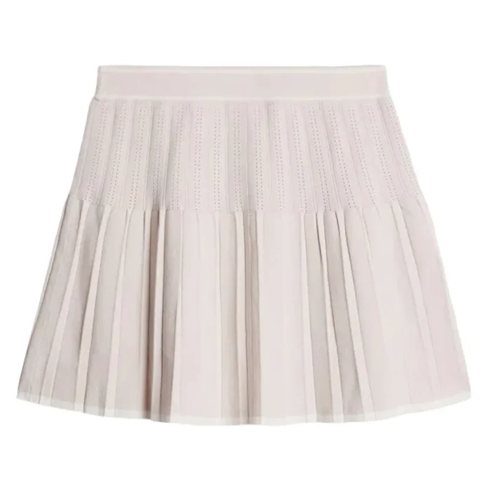 J.Lindeberg Eden Knitted Golf Skirt Grey Lilac – FW25 Women