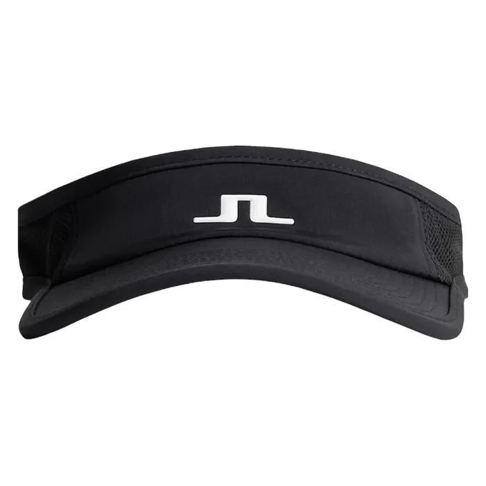 J.Lindeberg Gain Golf Visor Black – SS25 Men