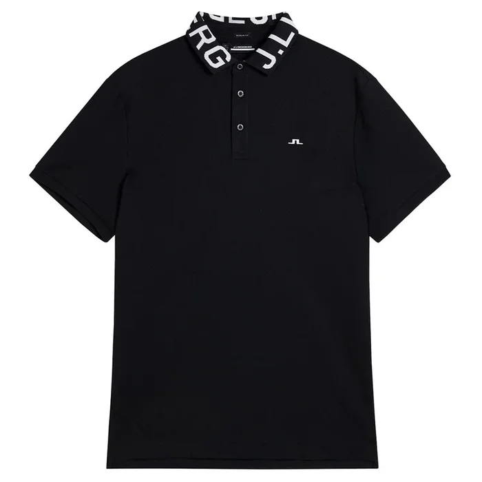 J.Lindeberg Gus Regular Golf Polo Black – 23 Men