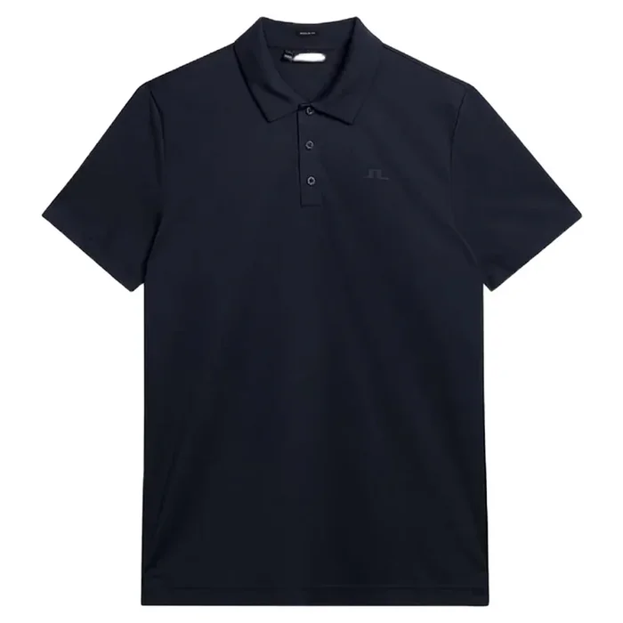 J.Lindeberg Halto Regular Fit Golf Polo Geo JL Navy – SS24 Men