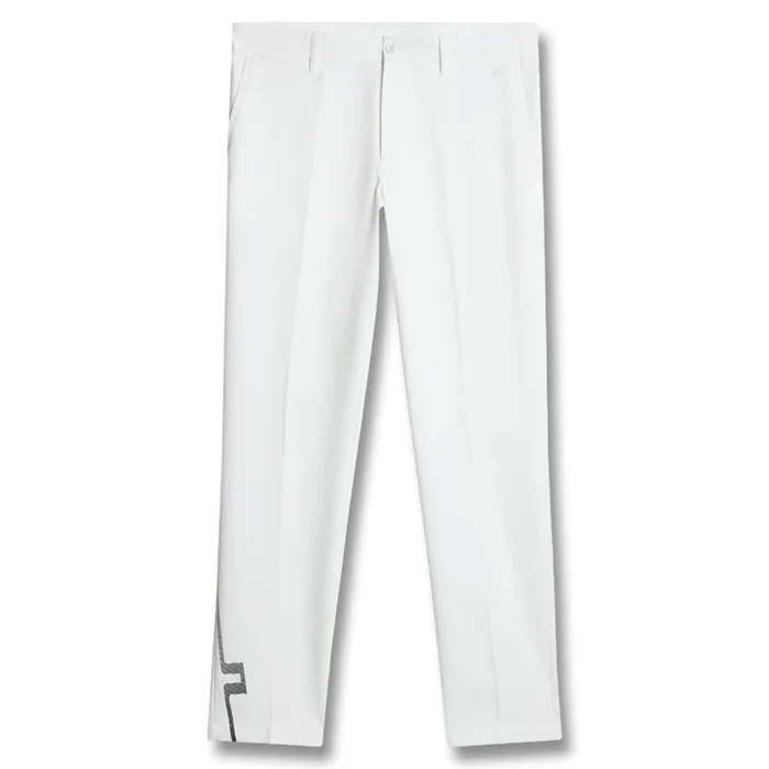 J.Lindeberg Heath Golf Pants White – SS25 Men