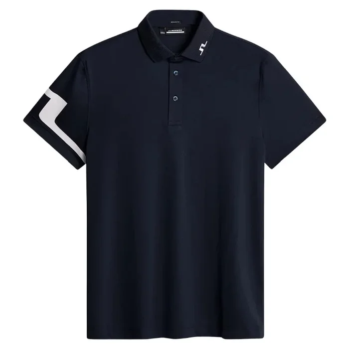 J.Lindeberg Heath Regular Fit Golf Polo JL Navy – SS25 Men