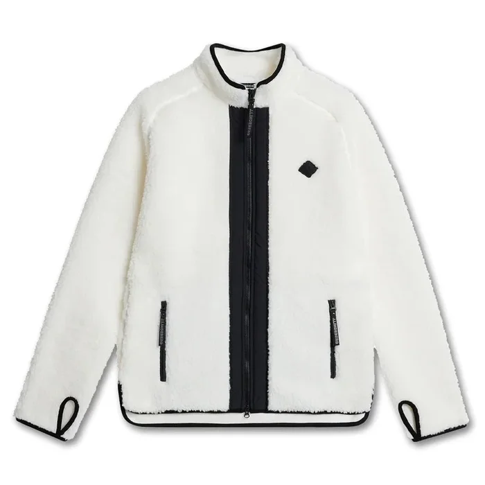 J.Lindeberg Juniper Pile Mid Layer Golf Jacket White – 23 Women