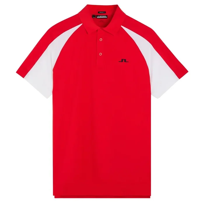 J.Lindeberg Nial Regular Fit Golf Polo Fiery Red – 23 Men
