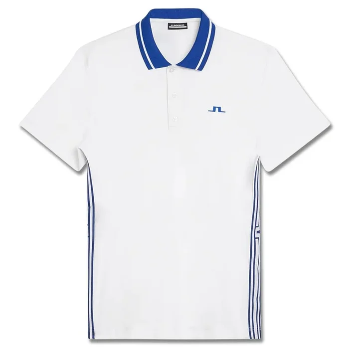 J.Lindeberg Taiden Slim Fit Golf Polo White – 24 Men