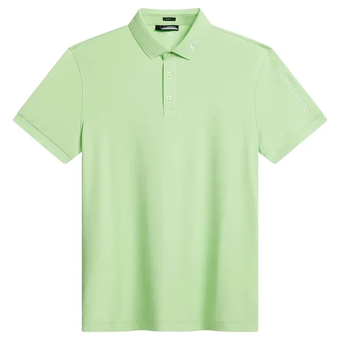 J.Lindeberg Tour Tech Slim Fit Golf Polo Paradise Green – SS24 Men