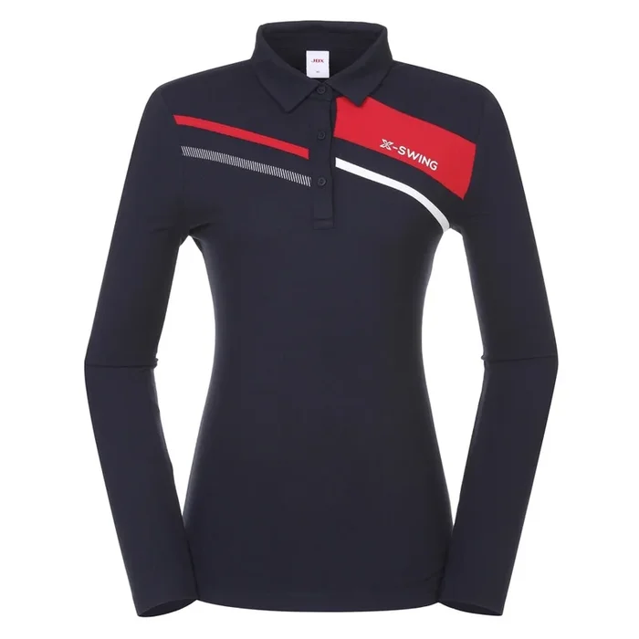 JDX America X-Swing Golf Polo Dark Navy – FW21 Women