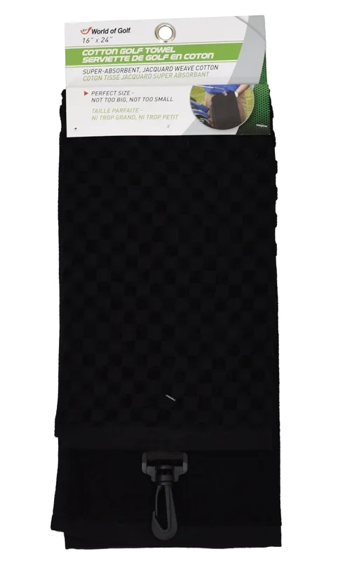 JEF World of Golf 16″ x 24″ Cotton Golf Towel – 2 Pack