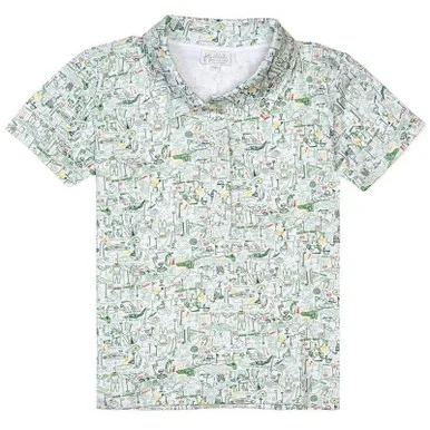 Joy Street Toddler Golf Print Polo