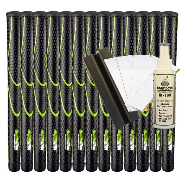 JumboMax Tour Series MEDIUM (+5/16″) Grips (13pcs + Golf Grip Kit)