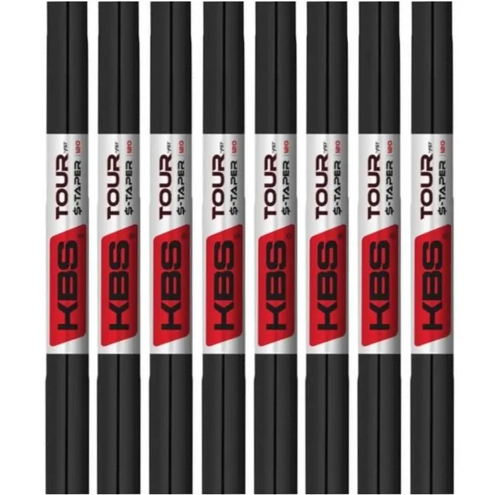 KBS Tour $-Taper Shaft – Black PVD (Bundle Set of 8x Shafts)