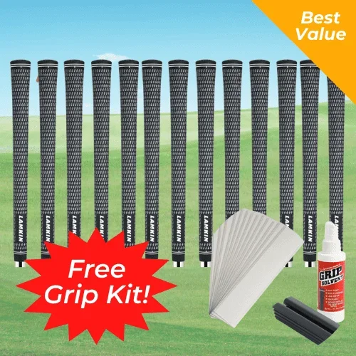Lamkin Crossline Golf Grips, with Grip Kit– 13 Pack