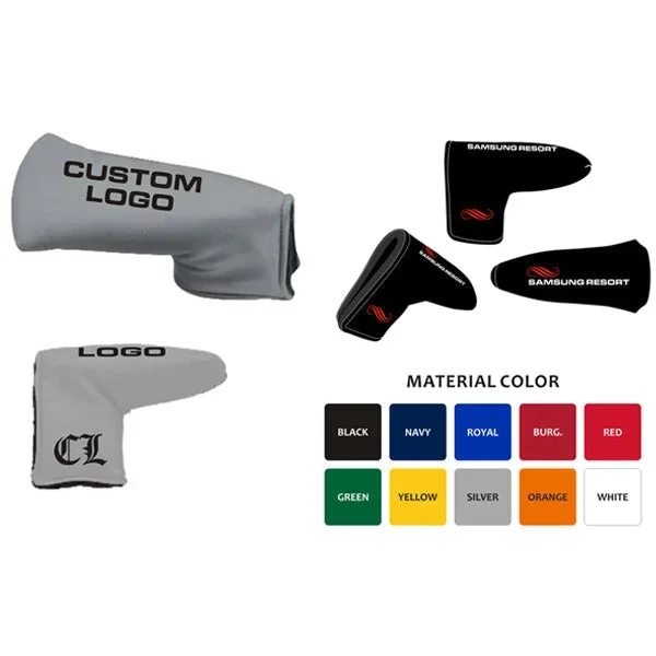 Leatherette Golf Velcro Closure Putter Cover