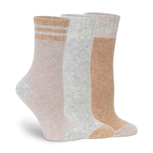 Lemon Women’s 3 Pack Rugby Stripe Wool Crew