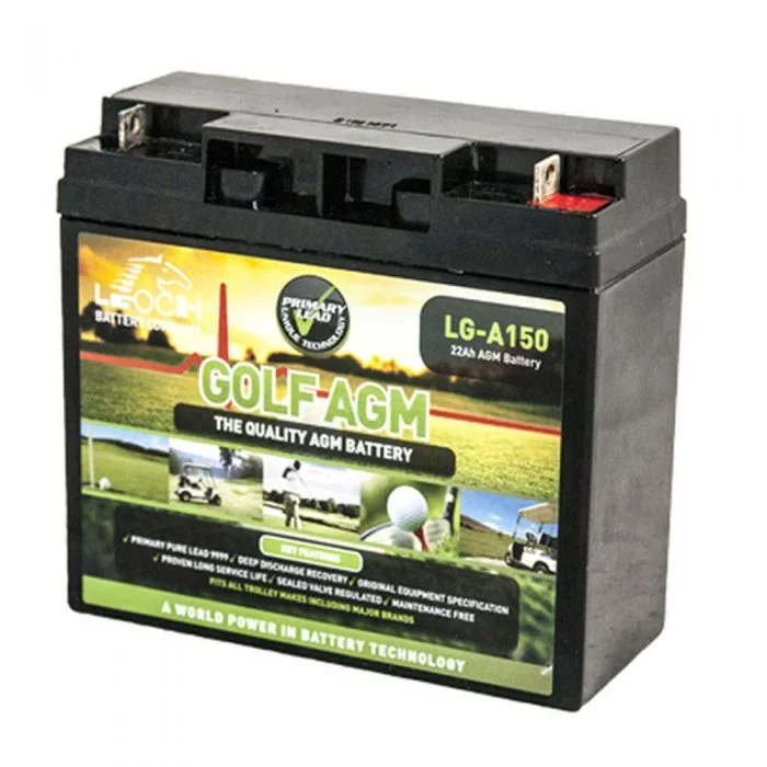 Leoch LG-A150 12v 22Ah AGM 18 Hole Golf Battery