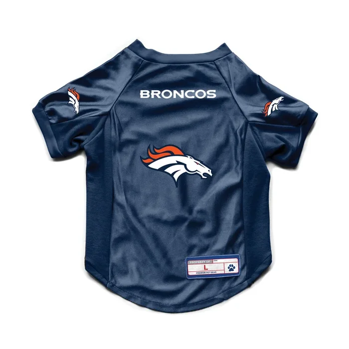 Little Earth Denver Broncos Stretch Pet Jersey Size Medium