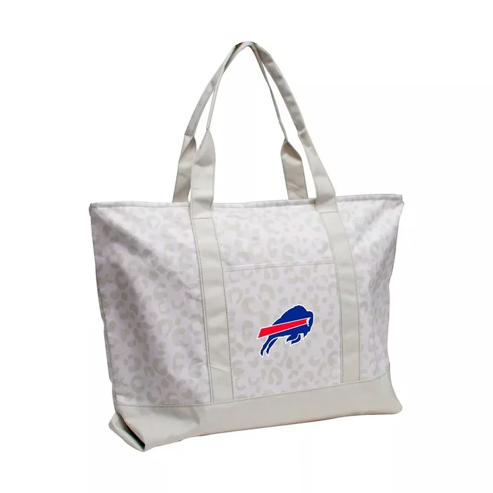 Logo Brands Buffalo Bills Leopard Pattern Tote