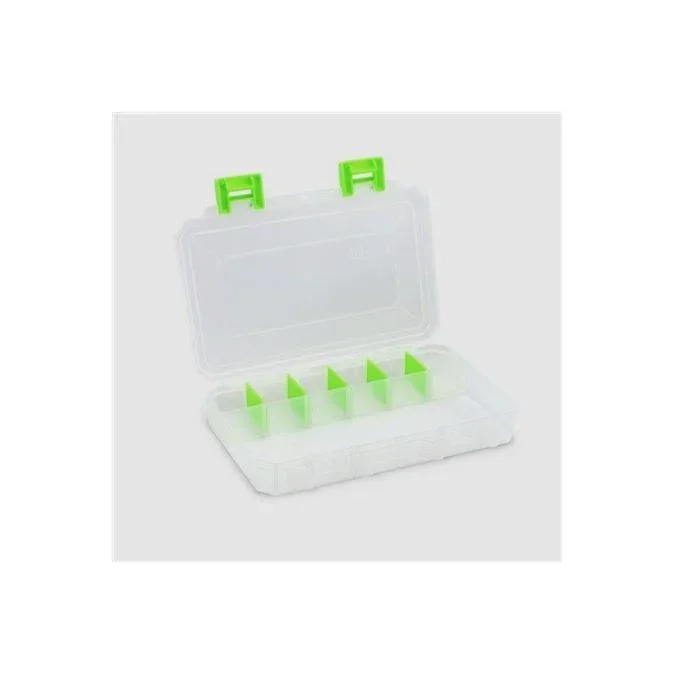 Lure Lock Tackle Box 2 Cavity Medium Clear/Green