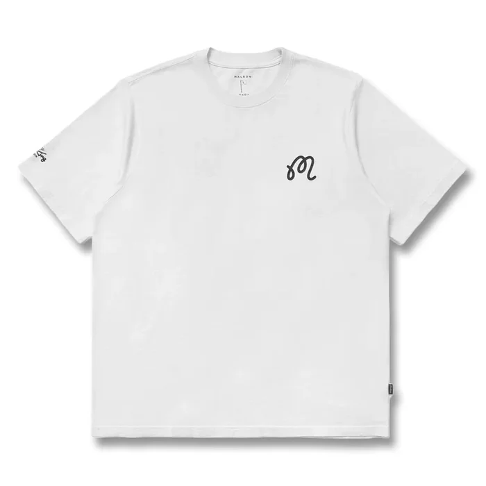 Malbon Roll King Golf T-Shirt White – FW24 Men