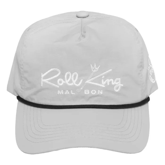Malbon Roll King Nylon Rope Golf Cap Steel – FW24 Men