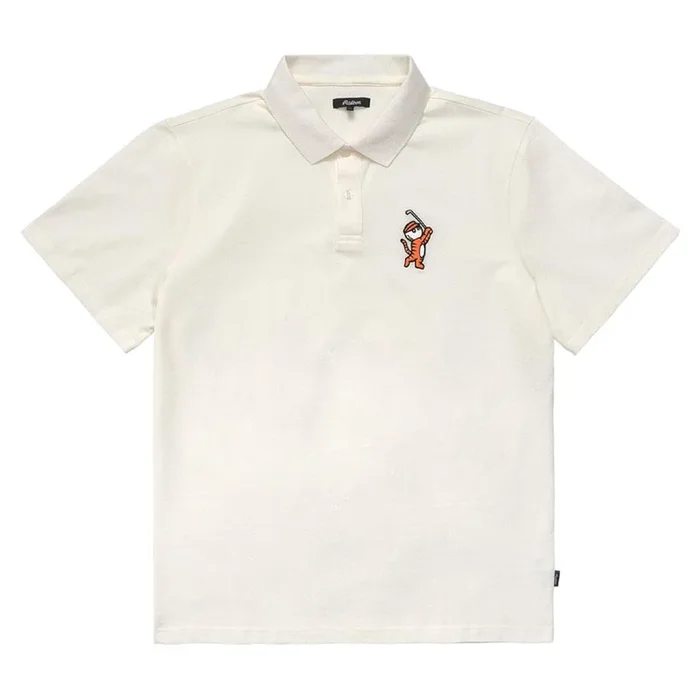 Malbon Tiger Buckets Golf Polo Natural – 23 Men