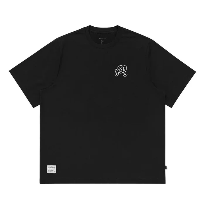 Malbon x Keith Haring Shortsleeve Golf T-Shirt Black – 24 Men