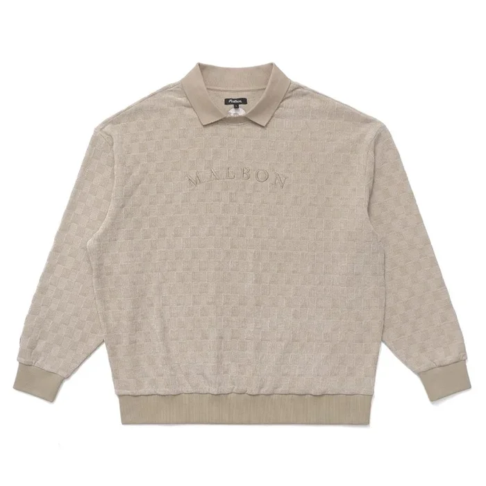 Malbon Yukon Fleece Golf Sweater Cream – 24 Men