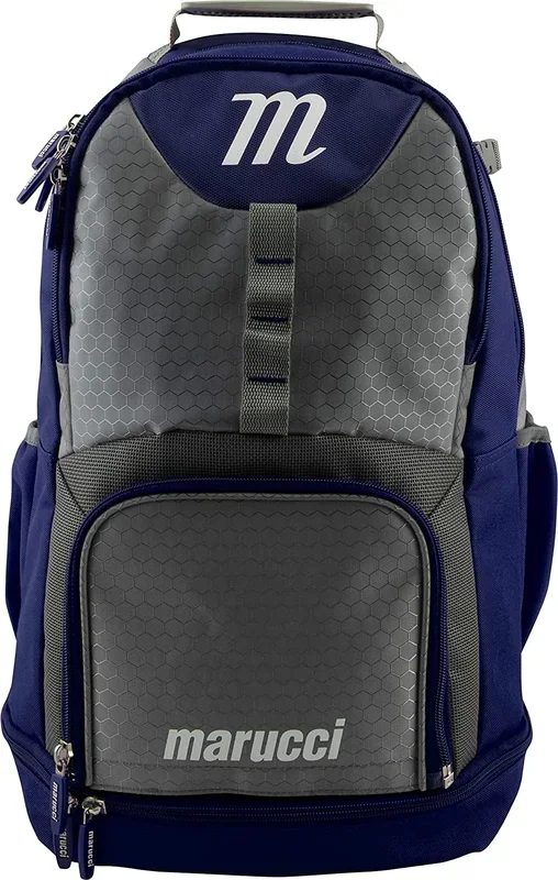 Marucci 2020 F5 Bat Pack Navy/Grey Bat Sleeves w/ Clips 1 Fence Hook