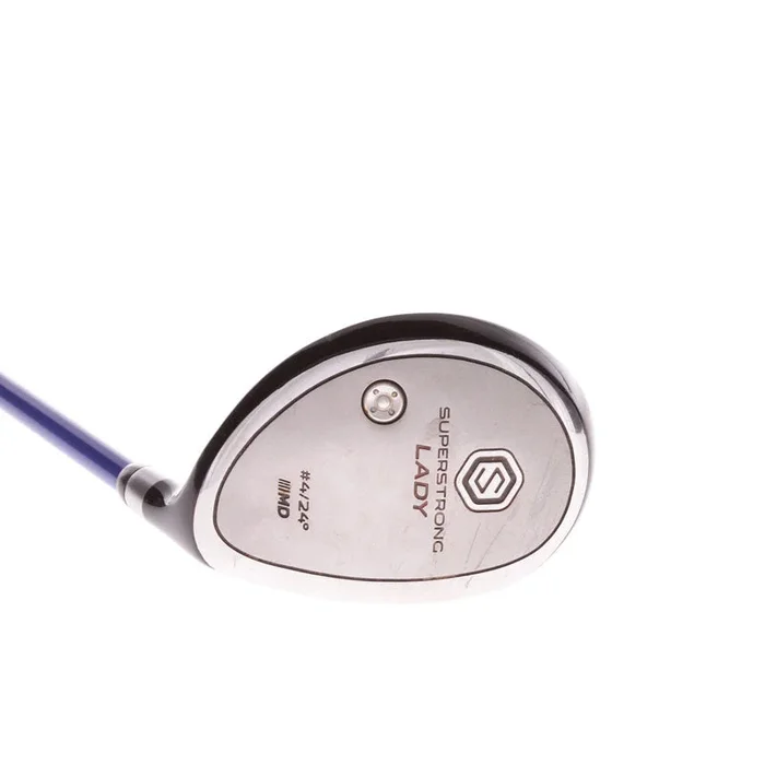 MD Golf Superstrong Lady Graphite Ladies Right Hand 4 Hybrid 24 Degree Ladies – Prolaunch Blue