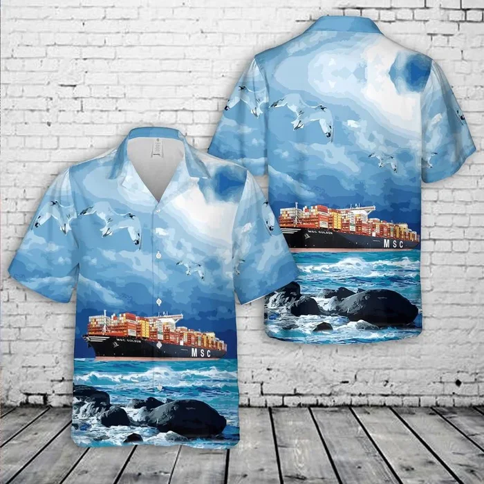 Mediterranean Shipping Company MSC Gulsun Hawaiian Shirt – Fanshubus.com