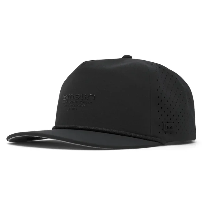 Melin Coronado Hydrolite Golf Cap Black – FA24 Men