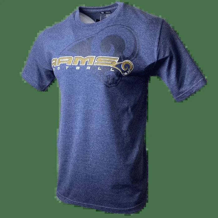 Men’s Los Angeles Rams NFL Heathered Blue Sideline T-Shirt