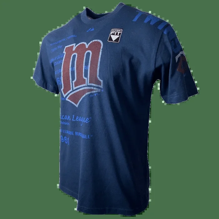 Men’s Minnesota Twins MLB Majestic Navy Modern Fit T-Shirt