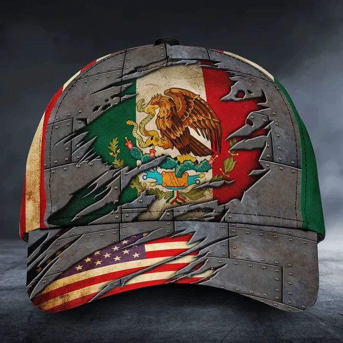 Mexico & American Flags Unisex Cap – Fanshubus.com